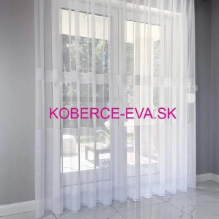 Záclona 75001 biela výška 300cm