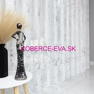 Záclona 00331 biela výška 300cm