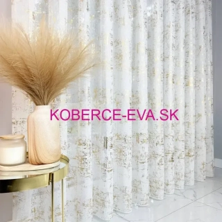 Záclona 00331-z biela výška 300cm