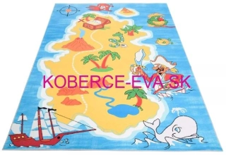 Detský hrací koberec Pirátsky ostrov